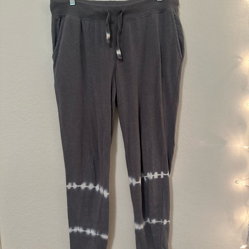 Gray Tie-Dye Women's Pants